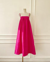 Elegant Yellow Sleeveless Floor-Length Dress - Handcrafted and Flowing Design