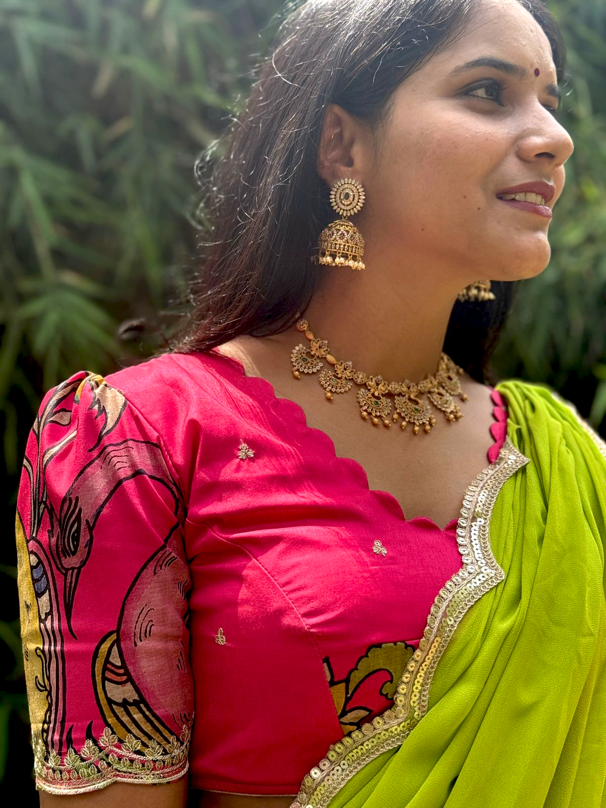 Exquisite Handcrafted Kalamkari Lehenga – Luxury Hand-Printed, Artisan-Made Festive Attire