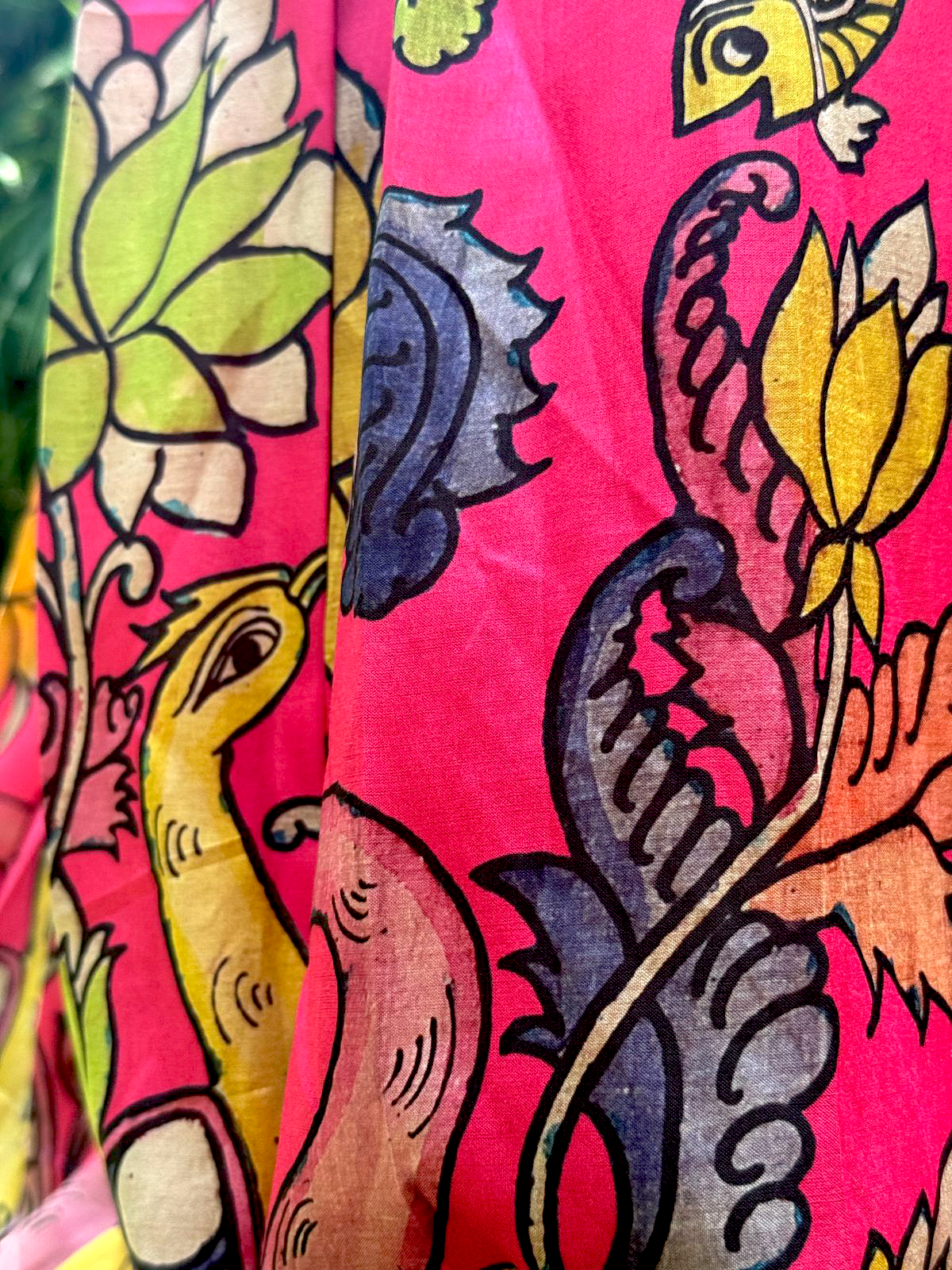 Exquisite Handcrafted Kalamkari Lehenga – Luxury Hand-Printed, Artisan-Made Festive Attire