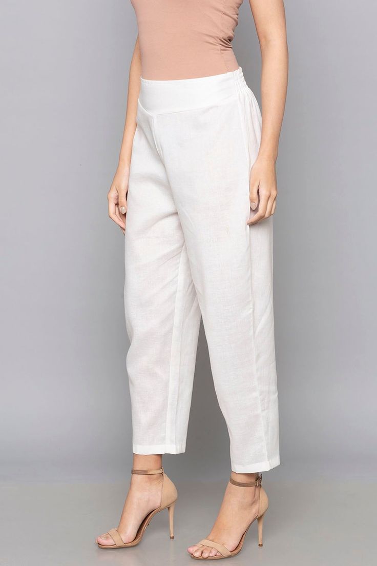 Straight-Cut Bottom Pants - Handcrafted Design for Every Occasion