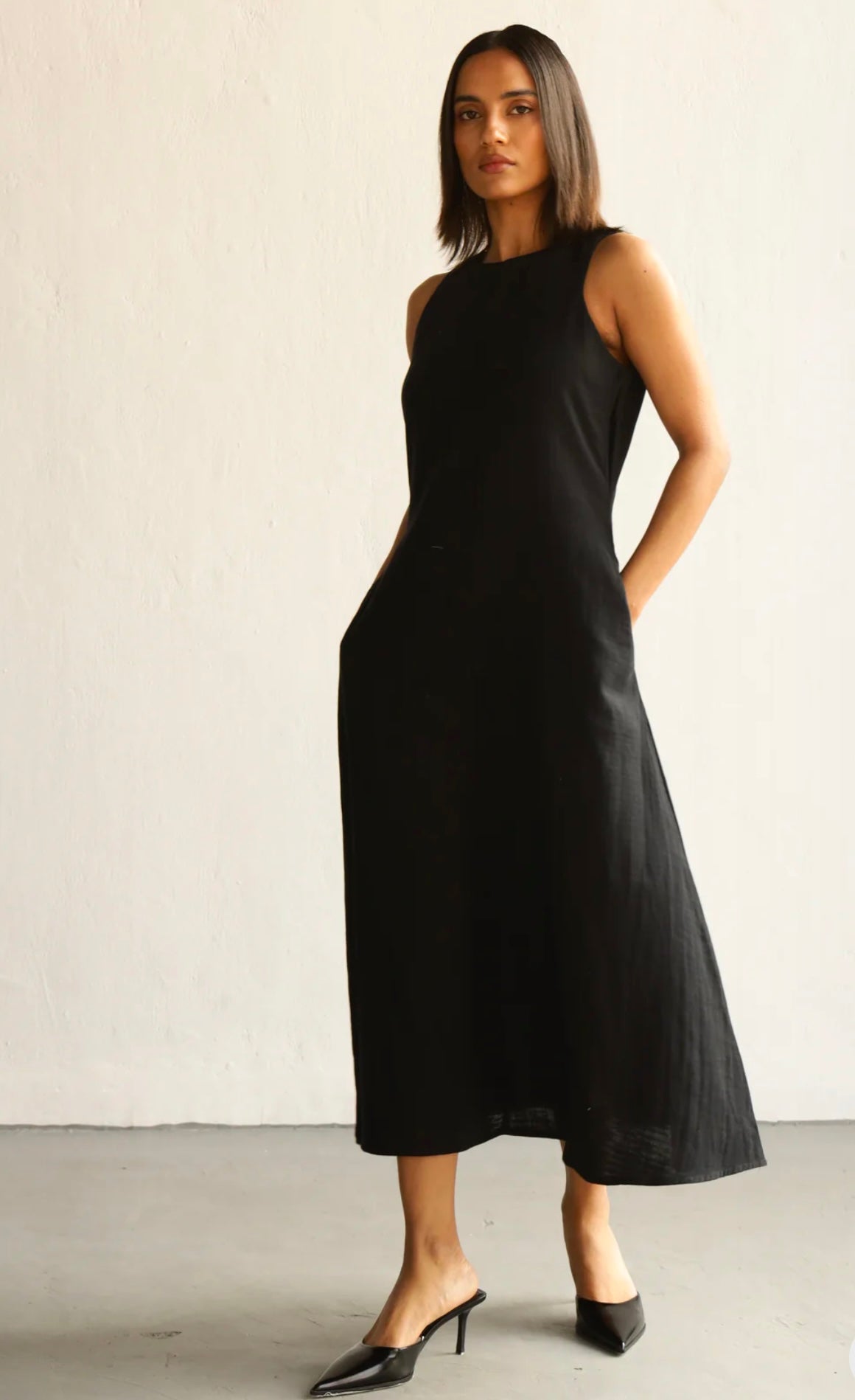 comfortable ankle length summer dress