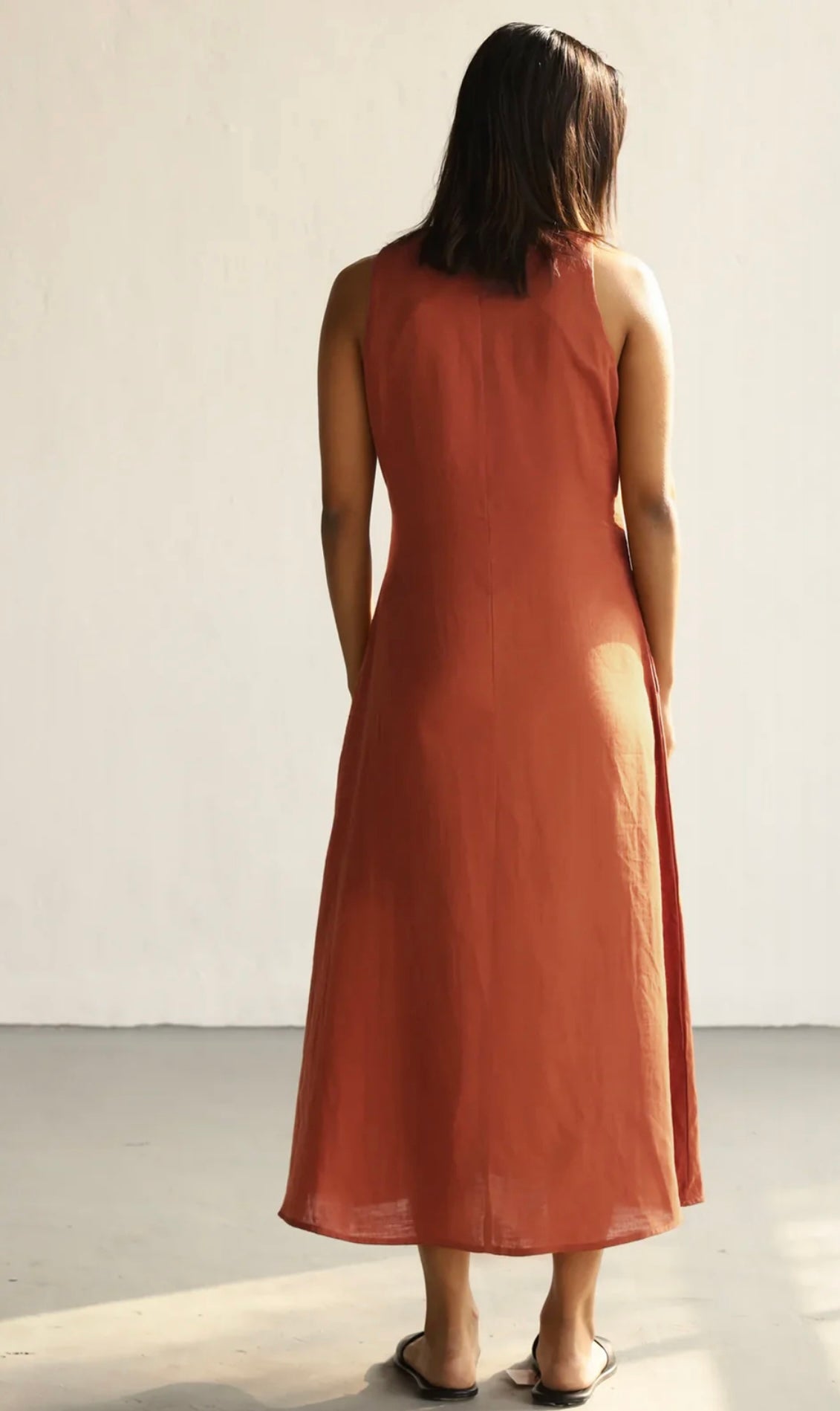 comfortable ankle length summer dress
