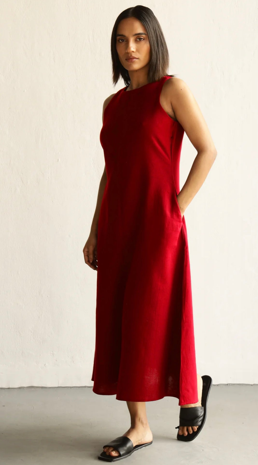 comfortable ankle length summer dress