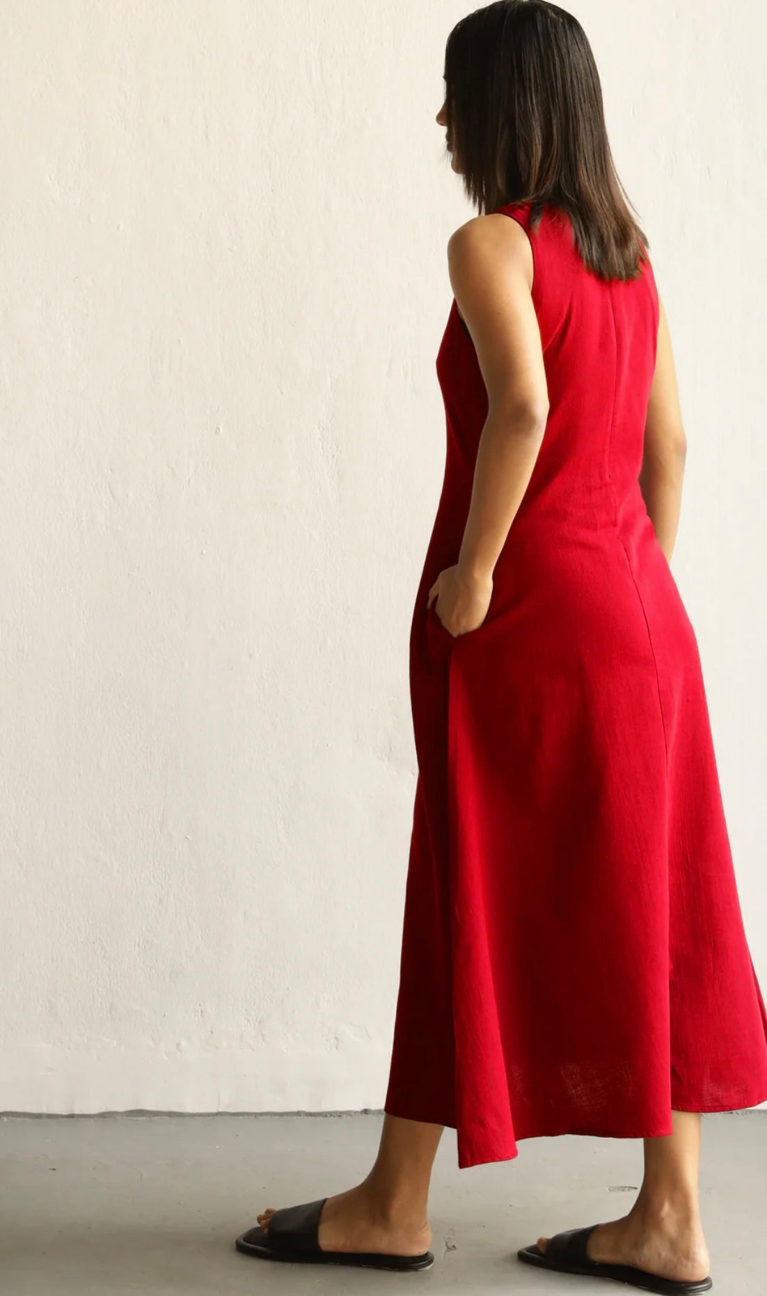 comfortable ankle length summer dress