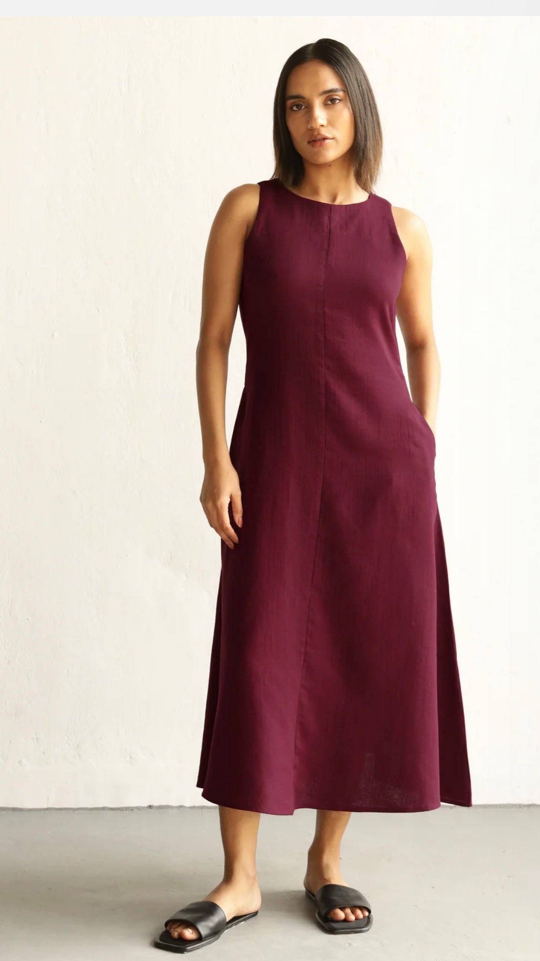 comfortable ankle length summer dress