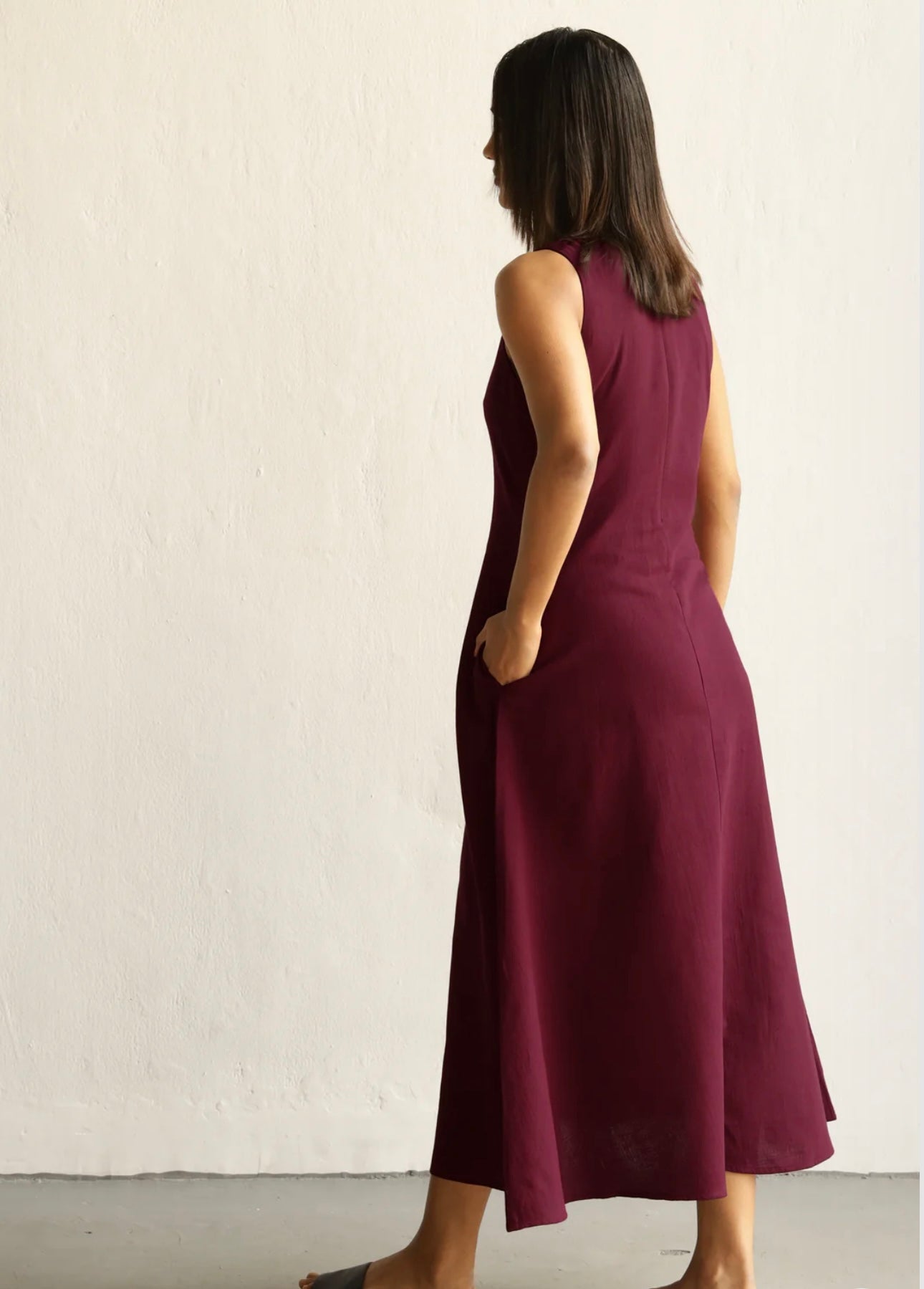 comfortable ankle length summer dress